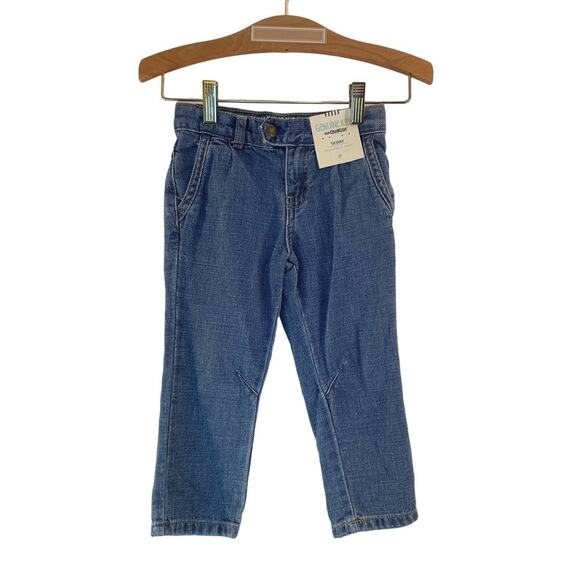 GENUINE KIDS from OSHKOSH Girl’s Adjustable Waist Jeans / Size: 2T - Picture 1 of 13